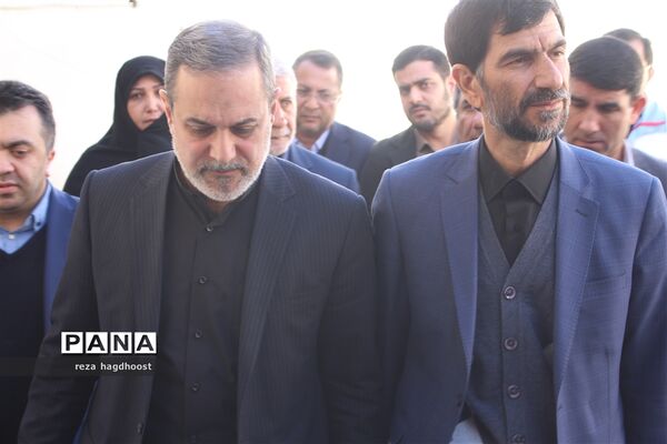 بازدید وزیر آموزش و پرورش از مدرسه حادثه دیده اسوه حسنه زاهدان