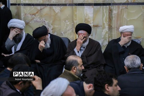مراسم ختم آیت الله هاشمی شاهرودی در قم