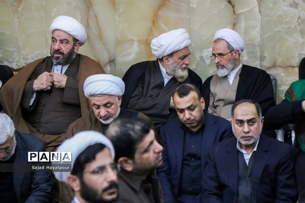 مراسم ختم آیت الله هاشمی شاهرودی در قم