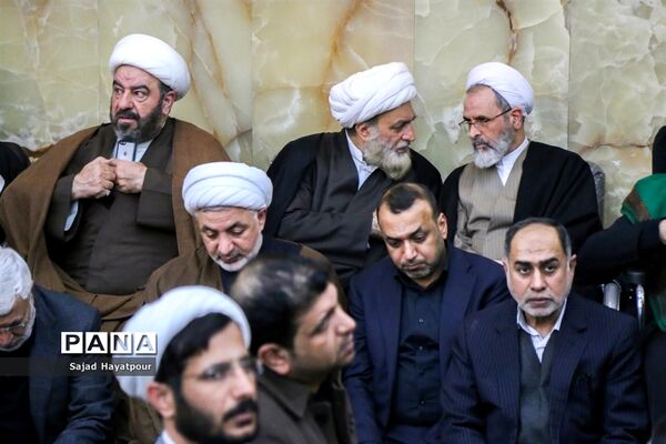 مراسم ختم آیت الله هاشمی شاهرودی در قم