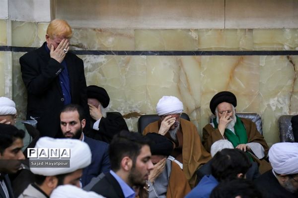 مراسم ختم آیت الله هاشمی شاهرودی در قم