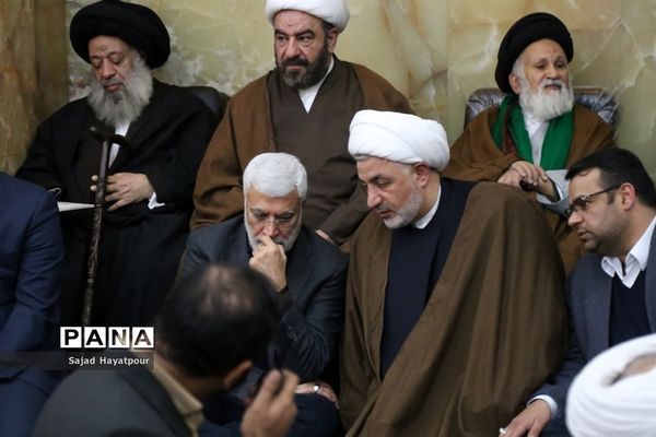 مراسم ختم آیت الله هاشمی شاهرودی در قم