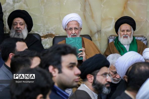 مراسم ختم آیت الله هاشمی شاهرودی در قم