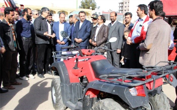 افتتاح نمایشگاه ماشین آلات امدادی و عملیاتی