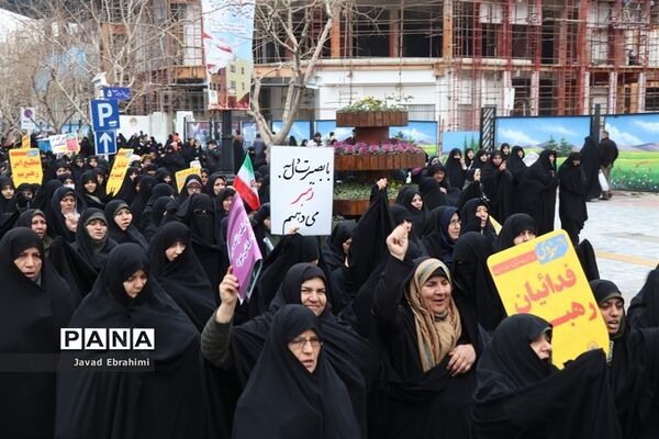 راهپیمایی 9 دی در مشهد