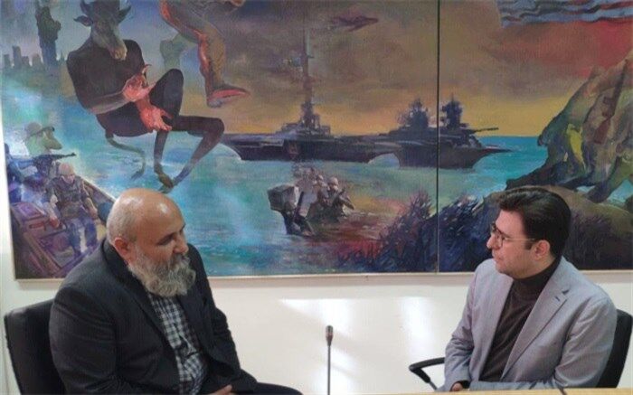 دیدارمدیرکل هنرهای تجسمی ارشاد با دبیرکل جشنواره هنر مقاومت
