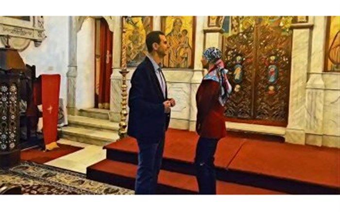 سفر بشار اسد و همسرش به استان طرطوس + عکس