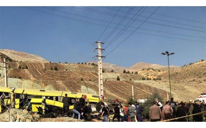 افزایش تعداد کشته‌‌های حادثه واژگونی اتوبوس در دانشگاه آزاد به ۹ نفر + اسامی