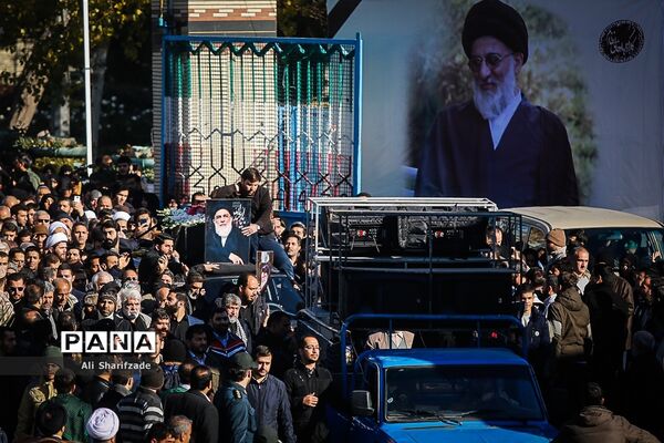 مراسم تشییع پیکر آیت‌الله هاشمی شاهرودی در تهران