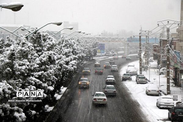 اولین برف زمستانی در ارومیه