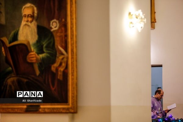 مراسم میلاد حضرت عیسی مسیح در کلیسا حضرت مریم