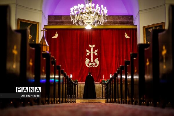 مراسم میلاد حضرت عیسی مسیح در کلیسا حضرت مریم
