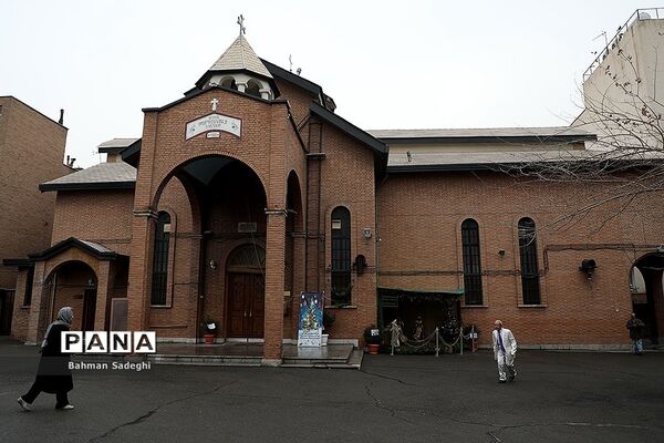 مراسم جشن سال نو ارامنه در کلیسای تارگمانچاتس مقدس