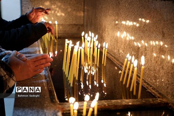 مراسم جشن سال نو ارامنه در کلیسای تارگمانچاتس مقدس