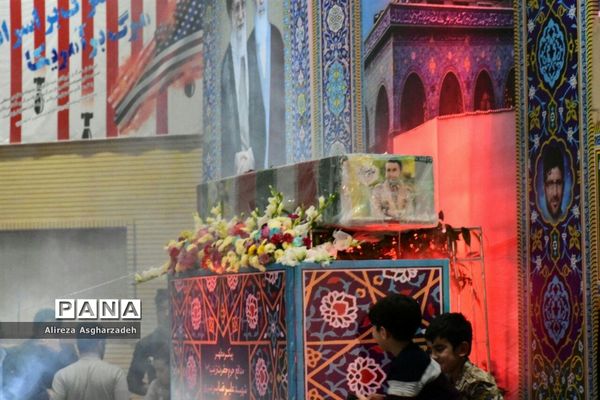 آیین تشییع پیکر شهید مدافع حرم علیرضا بریری در بابلسر