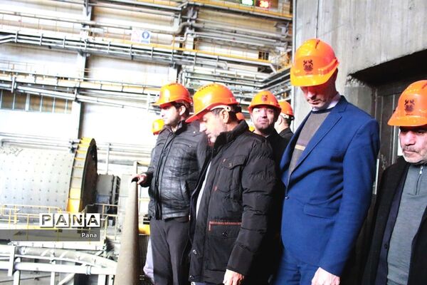 بازدید معاونان پرورشی و تربیت‌بدنی آموزش و پرورش آذربایجان شرقی از مجتمع مس سونگون
