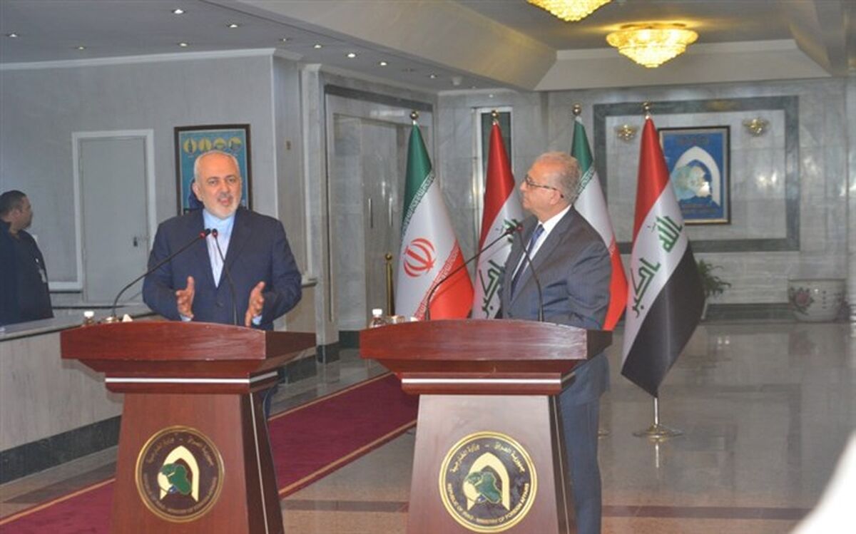ظریف: کسی حق دخالت در روابط تهران - بغداد را ندارد