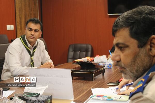 نشست شورای برنامه ریزی سازمان دانش آموزی ناحیه یک اهواز