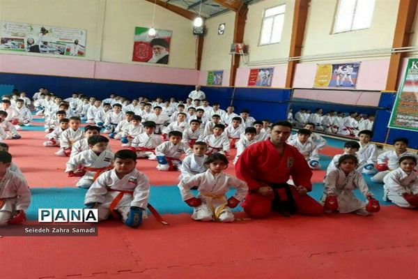 گردهمایی کاراته کاران در خانه کاراته ملارد