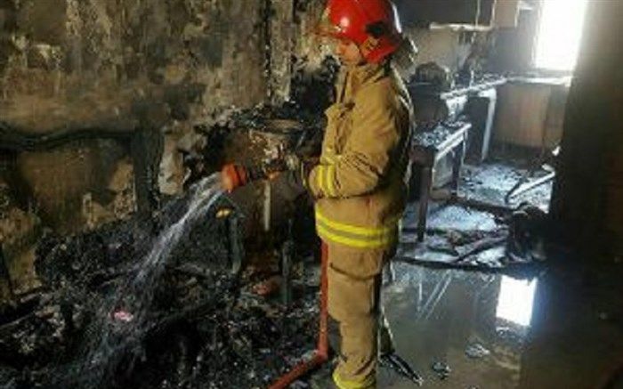 آتش سوزی خوابگاه دخترانه شادگان مهار شد