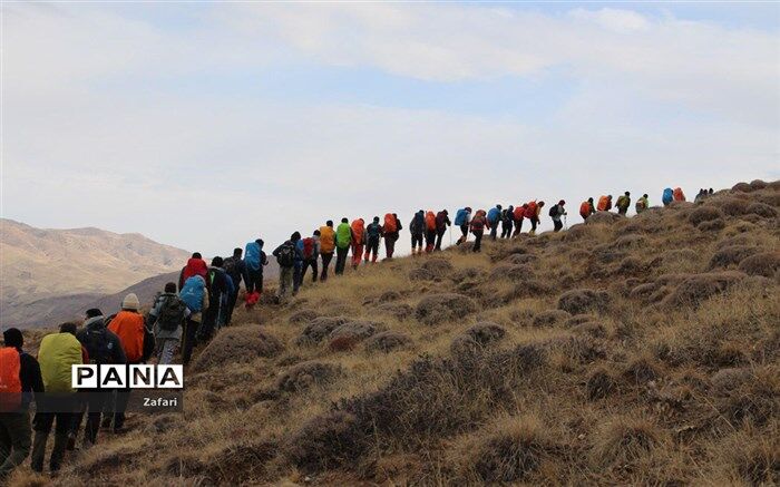 کوه کیسمار میزبان کوهنوردان مشهد و شیروان