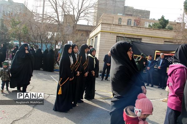 تشییع پیکر مطهر شهید گمنام در مدارس شهرری