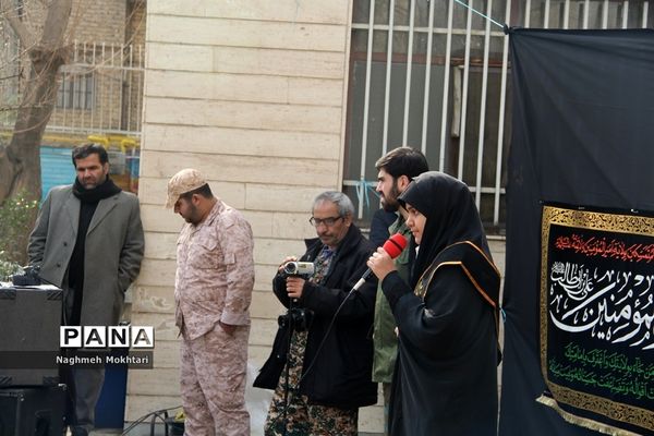 تشییع پیکر مطهر شهید گمنام در مدارس شهرری