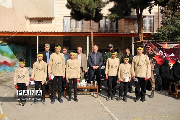 تشییع پیکر مطهر شهید گمنام در مدارس شهرری