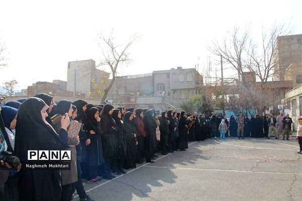 تشییع پیکر مطهر شهید گمنام در مدارس شهرری