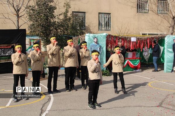 تشییع پیکر مطهر شهید گمنام در مدارس شهرری