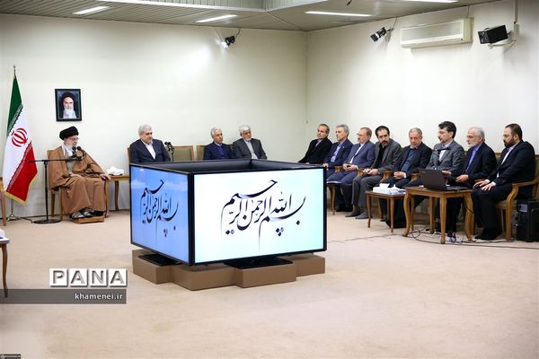 دیدار جمعی از مسئولان و محققان پژوهشکده علوم شناختی با رهبر معظم انقلاب
