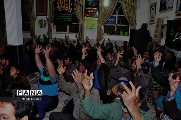 مراسم دهه فاطمیه درشهرستان خوسف