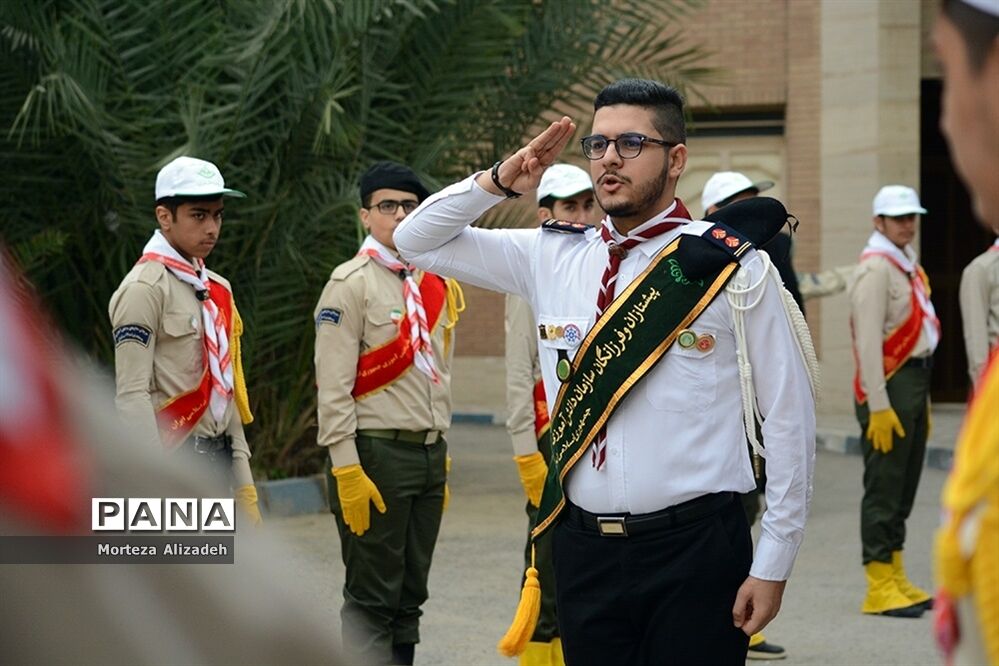 گردهمایی مربیان پیشتاز سازمان دانش‌آموزی خوزستان بمناسبت چلمین سالگردپیروزی انقلاب اسلامی اهواز-2