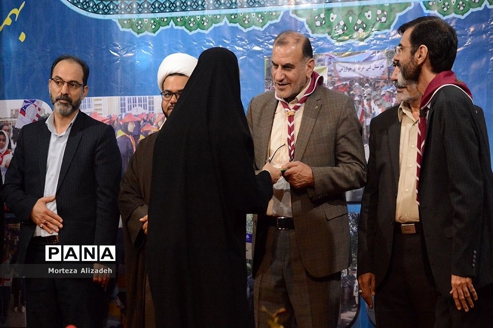 گردهمایی مربیان پیشتاز سازمان دانش‌آموزی خوزستان بمناسبت چلمین سالگردپیروزی انقلاب اسلامی اهواز-1