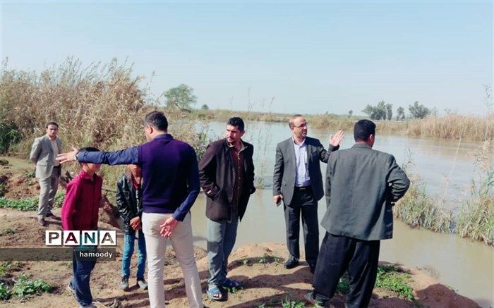 بازدید رییس آموزش وپرورش شهرستان حمیدیه ازمدارس حاشیه رودکرخه