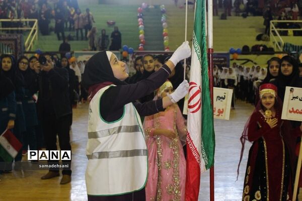 مراسم افتتاحیه المپیاد ورزشی دورن مدرسه‌ای کهگیلویه و بویراحمد