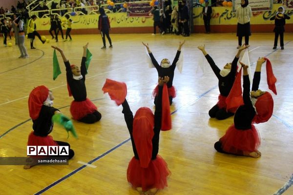 مراسم افتتاحیه المپیاد ورزشی دورن مدرسه‌ای کهگیلویه و بویراحمد
