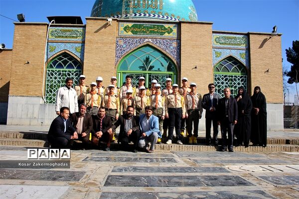 غبار روبی مزار شهدا شهرستان رباط کریم