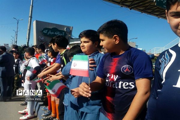 حمل مشعل چهل‌سالگی انقلاب در محمودآباد