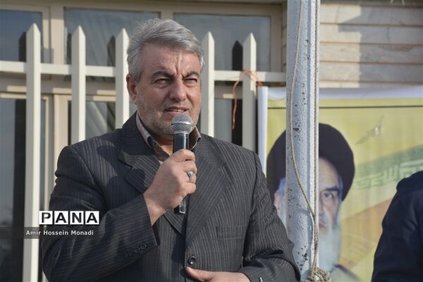مراسم زنگ انقلاب در مدرسه شهید رضایی ناحیه یک تبریز