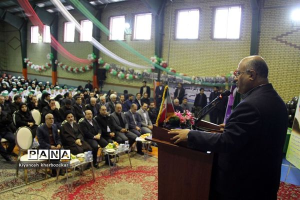 آیین نواختن زنگ انقلاب در مدرسه شهید ساکو مجنونیانس ارومیه