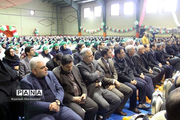 آیین نواختن زنگ انقلاب در مدرسه شهید ساکو مجنونیانس ارومیه