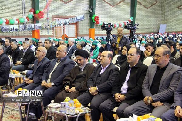 آیین نواختن زنگ انقلاب در مدرسه شهید ساکو مجنونیانس ارومیه