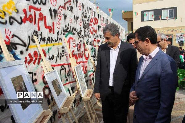 نواختن زنگ انقلاب در مدارس استان بوشهر-1