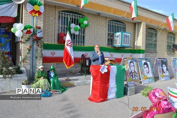 جشن انقلاب در شیب‌کوه استان فارس
