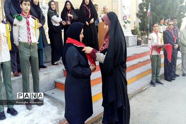 مراسم تحلیف سازمان دانش‌آموزی خراسان شمالی