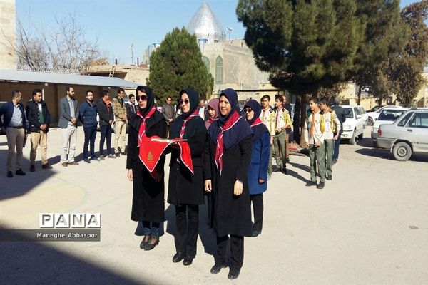 مراسم تحلیف سازمان دانش‌آموزی خراسان شمالی