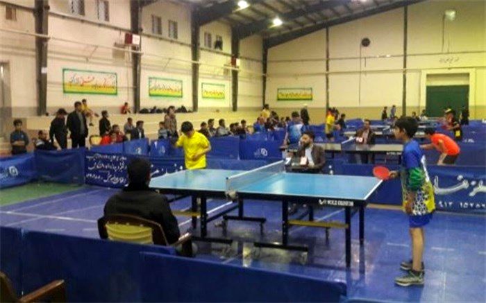 مرحله استانی مسابقات تنیس روی میز مدارس پسران استان یزد