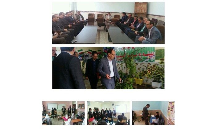 بازدید مدیر کل آموزش و پرورش استان  ایلام از مدارس شهرستان ایوان