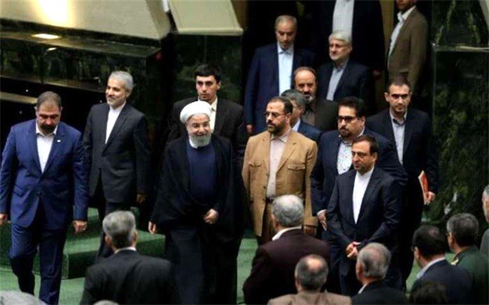 رئیس جمهوری وارد مجلس شد